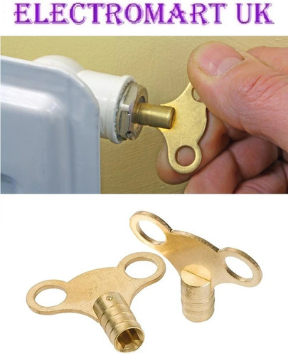 Solid brass radiator bleed - radiator,