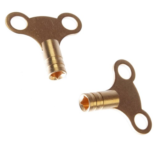 Radiator bleed key - key, brass