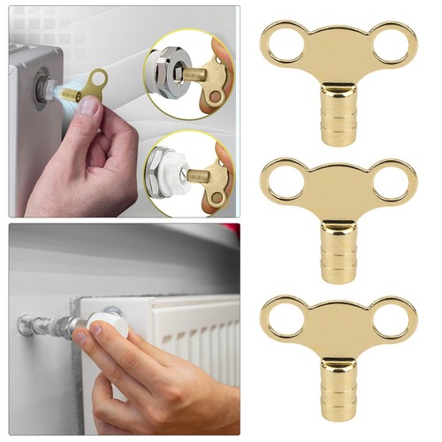 Radiator bleed key solid - bleed, brass