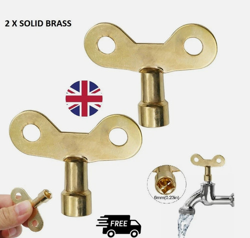 Solid brass radiator bleed - solid,