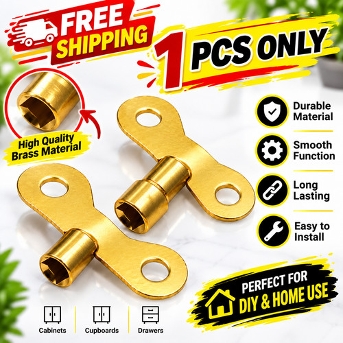 Solid brass radiator - brass,