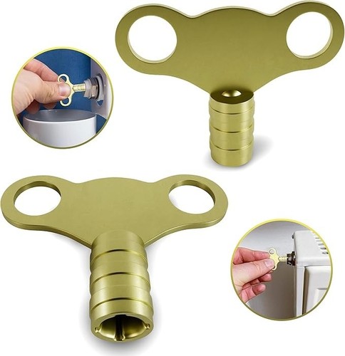 Solid brass radiator bleed - 2,