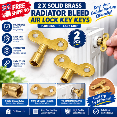 Solid brass radiator bleed - x,