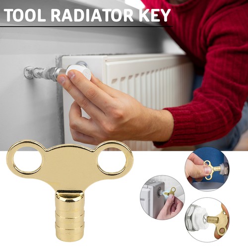Radiator bleed key brass - key, 5mm