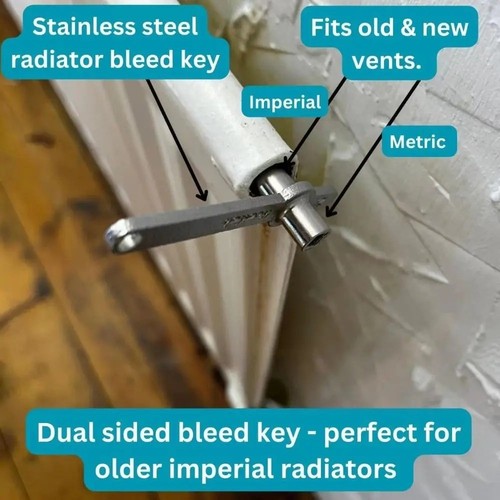 Radiator key stainless steel - stainless,