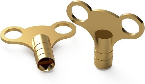 Solid brass radiator bleed - radiator,